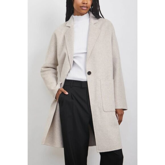 Rails Everest Light Wool Coat in Oatmeal Medium - Picture 9 of 9